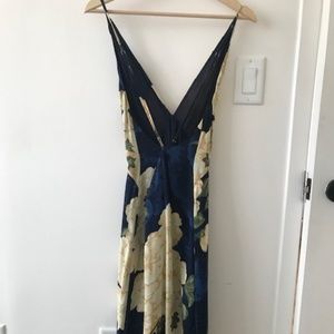 Reformation floral maxi gown